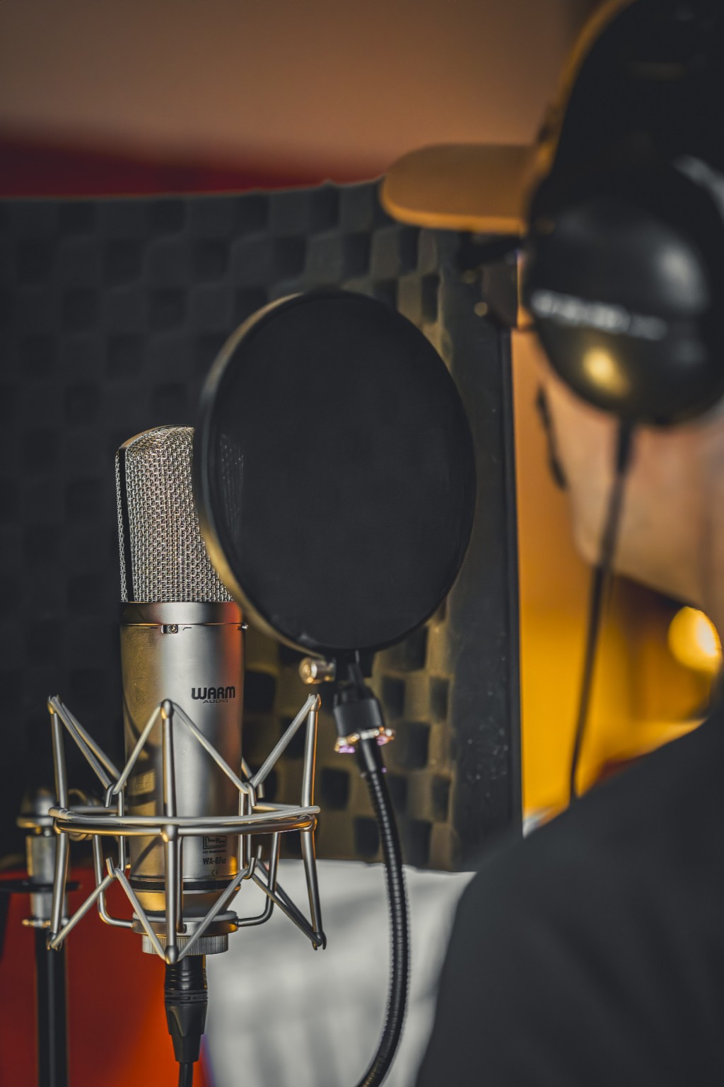 Vokalmikrofon i studio